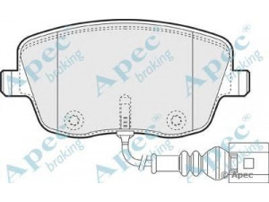 APEC braking PAD1252 stabdžių trinkelių rinkinys, diskinis stabdys 
 Techninės priežiūros dalys -> Papildomas remontas
6Q0698151C