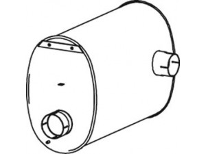 DINEX 69321 vidurinis / galinis duslintuvas
325-34.10.000-04, 325-34.10.000-04