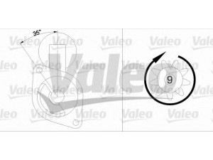 VALEO 455565 starteris 
 Elektros įranga -> Starterio sistema -> Starteris
M3T10672, M3T20681, MEA071, MEA0711