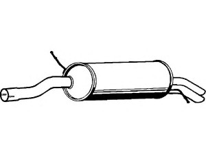 FENNO P1841 galinis duslintuvas 
 Išmetimo sistema -> Duslintuvas
1726-RQ, 1726-XC
