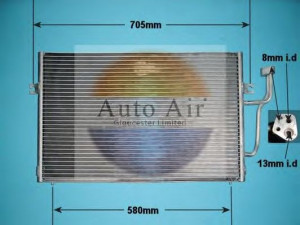 AUTO AIR GLOUCESTER 16-1216 kondensatorius, oro kondicionierius 
 Oro kondicionavimas -> Kondensatorius
CAB311B078, CAB311B102A, MB958166