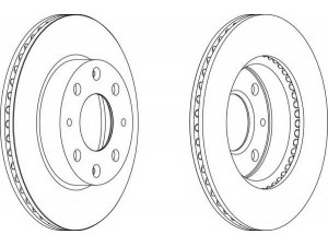 FERODO DDF149 stabdžių diskas 
 Dviratė transporto priemonės -> Stabdžių sistema -> Stabdžių diskai / priedai
5146277, 5416277, 5146277, 5416277