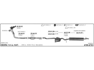 IMASAF 546000018 išmetimo sistema 
 Išmetimo sistema -> Išmetimo sistema, visa