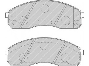 FERODO FDB1595 stabdžių trinkelių rinkinys, diskinis stabdys 
 Techninės priežiūros dalys -> Papildomas remontas
0K56A3323Z, 0K56B3323ZA, 0K58a3323z