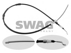 SWAG 30 93 6711 trosas, stovėjimo stabdys 
 Stabdžių sistema -> Valdymo svirtys/trosai
2H0 609 721 A