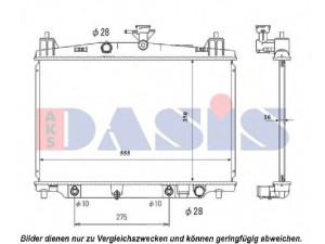 AKS DASIS 110064N radiatorius, variklio aušinimas 
 Aušinimo sistema -> Radiatorius/alyvos aušintuvas -> Radiatorius/dalys
ZY8415200A