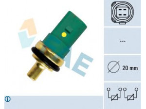 FAE 33783 siuntimo blokas, aušinimo skysčio temperatūra 
 Elektros įranga -> Jutikliai
1100619, 1124770, XM21-8A570-BA