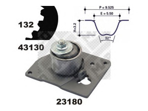 MAPCO 23130 paskirstymo diržo komplektas 
 Techninės priežiūros dalys -> Papildomas remontas
30621589, MW30621589, MW30777250