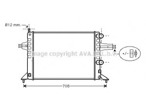 AVA QUALITY COOLING OL2257 radiatorius, variklio aušinimas 
 Aušinimo sistema -> Radiatorius/alyvos aušintuvas -> Radiatorius/dalys
1300186, 1300211, 09202491, 90570723