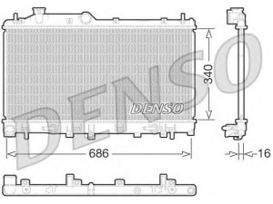 DENSO DRM36015 radiatorius, variklio aušinimas 
 Aušinimo sistema -> Radiatorius/alyvos aušintuvas -> Radiatorius/dalys
45119AJ020