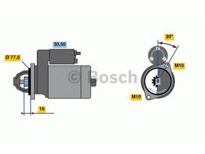 BOSCH 0 986 023 600 starteris 
 Elektros įranga -> Starterio sistema -> Starteris
36100 2A000, 36100 2A100, 36100 2A300