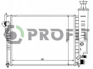 PROFIT PR 0540A3 radiatorius, variklio aušinimas 
 Aušinimo sistema -> Radiatorius/alyvos aušintuvas -> Radiatorius/dalys
1300N4, 1300R9, 1331RE
