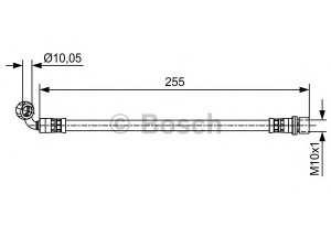 BOSCH 1 987 481 647 stabdžių žarnelė 
 Stabdžių sistema -> Stabdžių žarnelės
9094702D32, 9094702F24, 9094702D32