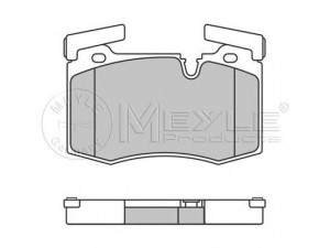 MEYLE 025 244 7814 stabdžių trinkelių rinkinys, diskinis stabdys 
 Techninės priežiūros dalys -> Papildomas remontas
34 11 6 778 719, 34 11 6 784 726