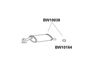 VENEPORTE BW10038 galinis duslintuvas 
 Išmetimo sistema -> Duslintuvas
18121176986