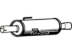 FENNO P3432 vidurinis duslintuvas 
 Išmetimo sistema -> Duslintuvas
repair muffler