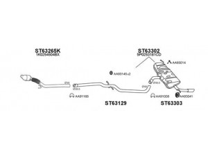 VENEPORTE 630236 išmetimo sistema 
 Išmetimo sistema -> Išmetimo sistema, visa