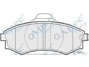 APEC braking PAD1203 stabdžių trinkelių rinkinys, diskinis stabdys 
 Techninės priežiūros dalys -> Papildomas remontas
3CA2058101, 3CA8058101, 3CA2058101