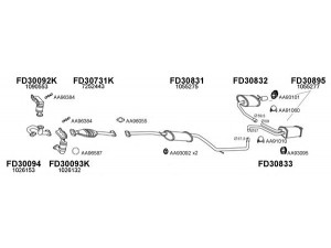 VENEPORTE 300239 išmetimo sistema 
 Išmetimo sistema -> Išmetimo sistema, visa