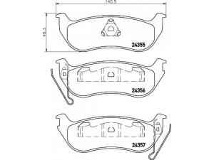 HELLA PAGID 8DB 355 020-631 stabdžių trinkelių rinkinys, diskinis stabdys 
 Techninės priežiūros dalys -> Papildomas remontas
5083882AC, 5179242AA, 05083882AB