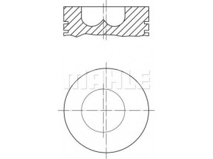 MAHLE ORIGINAL 331 11 00 stūmoklis