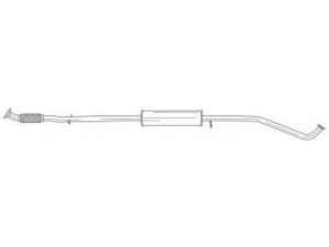 AKS DASIS SG73408 vidurinis duslintuvas