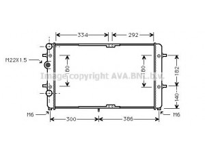 AVA QUALITY COOLING VWA2180 radiatorius, variklio aušinimas 
 Aušinimo sistema -> Radiatorius/alyvos aušintuvas -> Radiatorius/dalys
6K0121253AE, 6K0121253AG, 6K0121253BB