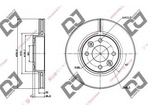 DJ PARTS BD1317 stabdžių diskas 
 Dviratė transporto priemonės -> Stabdžių sistema -> Stabdžių diskai / priedai
40206-AX600, 40206-AX603, 40206AX600
