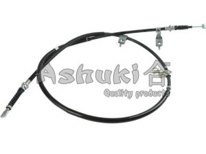 ASHUKI HRK12969 trosas, stovėjimo stabdys 
 Stabdžių sistema -> Valdymo svirtys/trosai
F189-44-410, 36530-MB00C