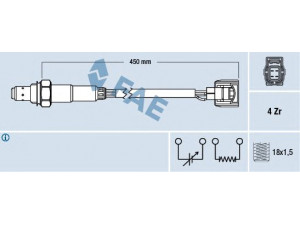 FAE 77523 lambda jutiklis 
 Išmetimo sistema -> Jutiklis/zondas
56029049AA, 05033 400 AA, 56029049AA
