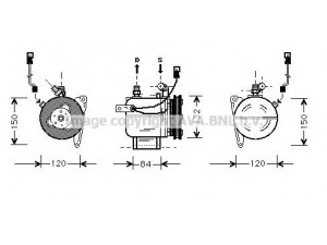 AVA QUALITY COOLING BWK049 kompresorius, oro kondicionierius
64528363550