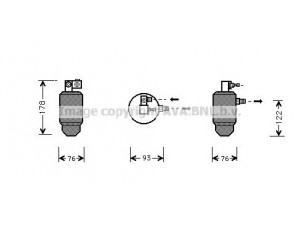 AVA QUALITY COOLING CND164 džiovintuvas, oro kondicionierius 
 Oro kondicionavimas -> Džiovintuvas
6455Q7, 96176820, 9617682080, 96176820