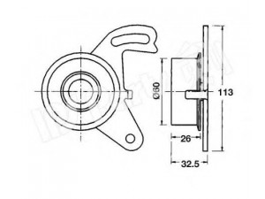 IPS Parts ITB-6502 įtempiklis, paskirstymo diržas
MD008965