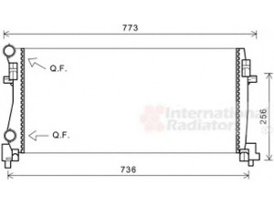 VAN WEZEL 58002340 radiatorius, variklio aušinimas 
 Aušinimo sistema -> Radiatorius/alyvos aušintuvas -> Radiatorius/dalys
5Q0 121 251 EB