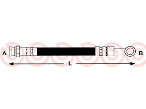 BREMBO T 56 114 stabdžių žarnelė 
 Stabdžių sistema -> Stabdžių žarnelės
46210C8000, 1987476957, 14702, BFH4634