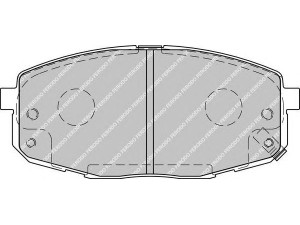 FERODO FDB1869 stabdžių trinkelių rinkinys, diskinis stabdys 
 Techninės priežiūros dalys -> Papildomas remontas
581011HA20, 581012LA00, 0K2JA3328Z