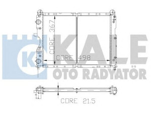 KALE OTO RADYATÖR 101798 radiatorius, variklio aušinimas 
 Aušinimo sistema -> Radiatorius/alyvos aušintuvas -> Radiatorius/dalys
717 3536 4, 764 1779, 765 5948