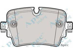 APEC braking PAD2046 stabdžių trinkelių rinkinys, diskinis stabdys 
 Techninės priežiūros dalys -> Papildomas remontas
T2R7946