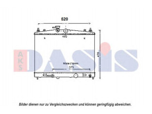AKS DASIS 070163N radiatorius, variklio aušinimas 
 Aušinimo sistema -> Radiatorius/alyvos aušintuvas -> Radiatorius/dalys
214601FC0A
