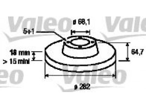VALEO 197218 stabdžių diskas 
 Dviratė transporto priemonės -> Stabdžių sistema -> Stabdžių diskai / priedai
701615301B, 701615301E