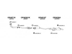 VENEPORTE 400314 išmetimo sistema