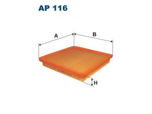 FILTRON AP116 oro filtras 
 Techninės priežiūros dalys -> Techninės priežiūros intervalai
PC932
