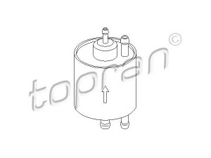 TOPRAN 401 034 kuro filtras 
 Techninės priežiūros dalys -> Papildomas remontas
002 477 38 01