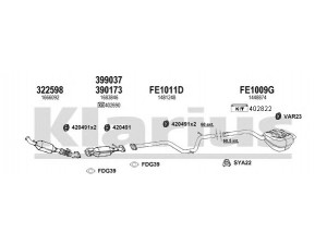 KLARIUS 361962U išmetimo sistema 
 Išmetimo sistema -> Išmetimo sistema, visa