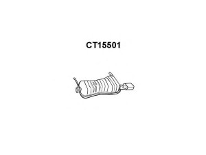 VENEPORTE CT15501 galinis duslintuvas 
 Išmetimo sistema -> Duslintuvas
172689, 1726R6, 1726R7, 1726R8