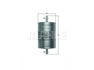 KNECHT KL 95 kuro filtras 
 Techninės priežiūros dalys -> Papildomas remontas
7700820376, 7700843833
