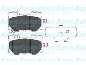 KAVO PARTS KBP-6582 stabdžių trinkelių rinkinys, diskinis stabdys 
 Techninės priežiūros dalys -> Papildomas remontas
AY060NS049, D40601EA01, D40604GH0A