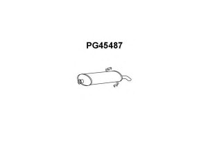 VENEPORTE PG45487 galinis duslintuvas 
 Išmetimo sistema -> Duslintuvas
172686, 1726T4