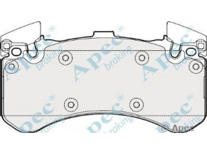 APEC braking PAD1805 stabdžių trinkelių rinkinys, diskinis stabdys 
 Techninės priežiūros dalys -> Papildomas remontas
4G0698151F, 4H0698151F