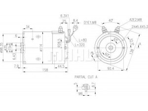 MAHLE ORIGINAL MM 241 elektrovariklis